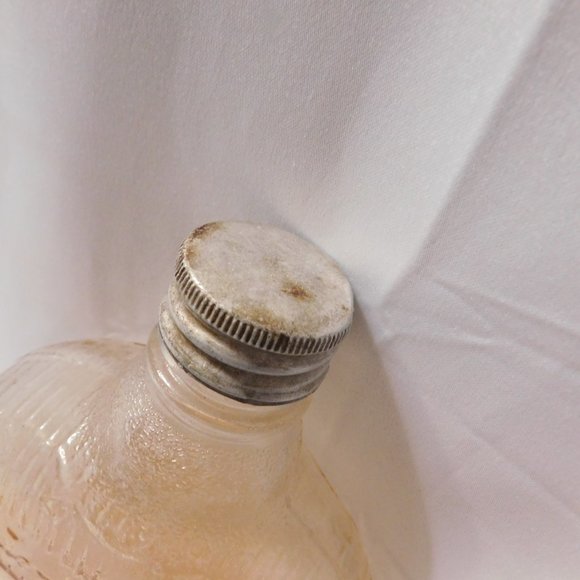 Carnival Glass Schenley's Golden Wedding Whiskey Bottle Vintage - Picture 3 of 7